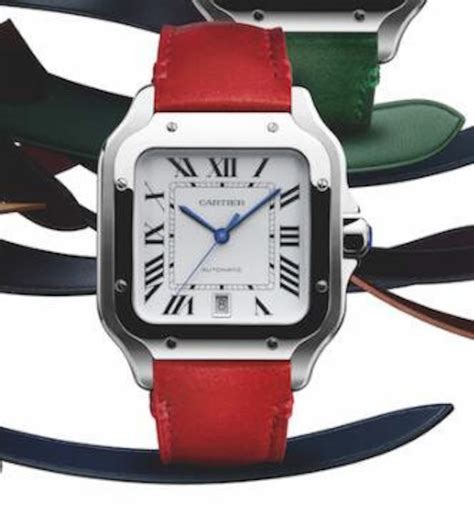 cartier santos large strap size|cartier santos quickswitch straps.